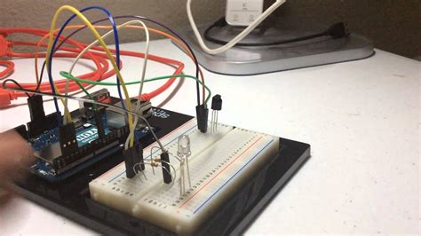 Rgb Led Control Through Ir Sensor Using Arduino Yun Youtube