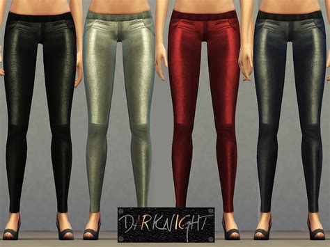 The Sims Resource Stretch Leather Leggings