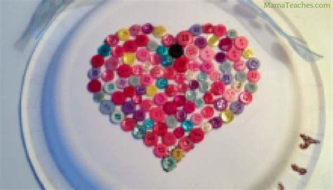 Button Heart Craft For Kids Mama Teaches