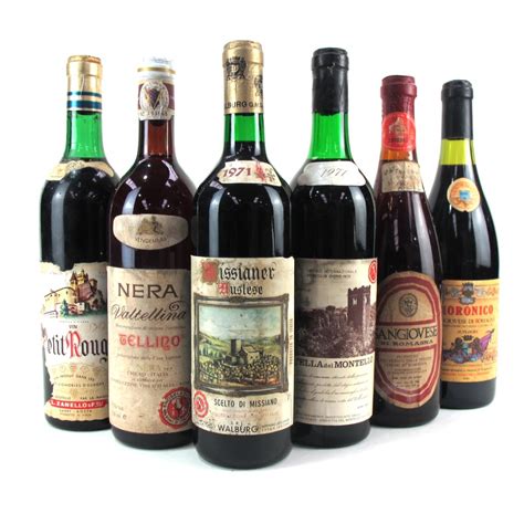 Assorted Italian Red Wines 6x75cl Wine Auctioneer