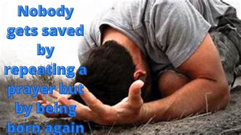 The sinner's prayer is not biblical - YouTube