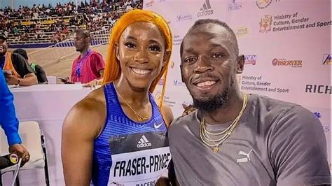 Usain Bolt Spotted With Shelly Ann Fraser Pryce Goat Vs Goat Youtube