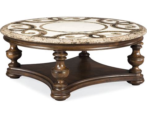 Rated 4.5 out of 5 stars. Trebbiano Round Cocktail Table (Stone Top) | Thomasville ...