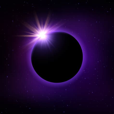 Solar Eclipse Background 695476 Vector Art At Vecteezy
