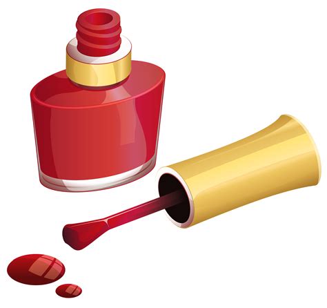 Best Free Nail Polish Red Bottle Image Png Transparent Background Free