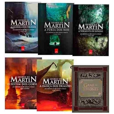 Coleção As Crônicas De Gelo E Fogo Livro Game Of Thrones R 17949