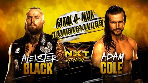 Wwe Nxt Results Aleister Black Takes On Adam Cole Wonf4w Wwe News