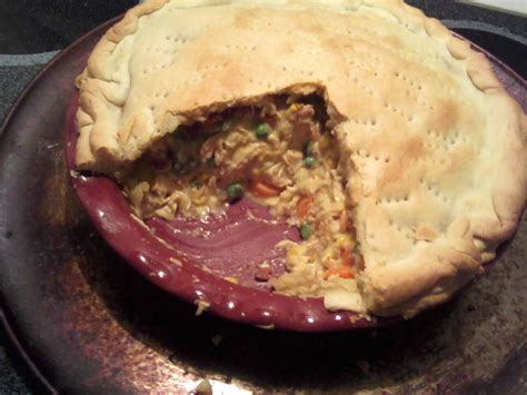 This chicken pot pie recipe is made by poaching uncooked chicken in stock and milk which is then used as the broth for the creamy filling. Pin on Wizyatt's Horrible Cook-Along Blog