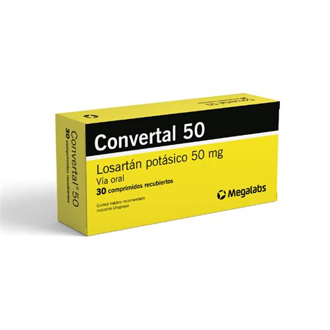 Convertal 50 Mg 30 Comp — Farmacia El Túnel