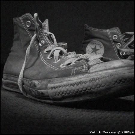 Mixes of black and white: dirty converse on Tumblr