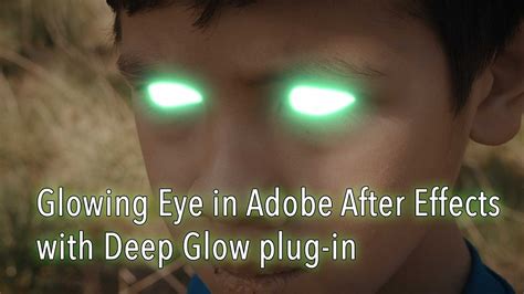 How To Create A Glowing Eyes Effect After Effects Tutorial Otosection