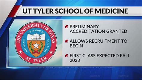 Ut Tyler Medical School Granted Preliminary Accreditation Status Youtube