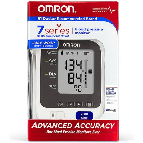 Omron Bp761 7 Series Upper Arm Blood Pressure Monitor Plus Bluetooth