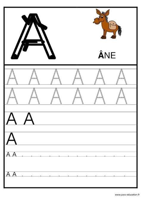 Alphabet Ecrire Les Lettres Ecriture Maternelle Petite Section