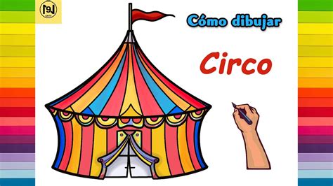 Cómo dibujar una carpa de circo paso a paso No 9 ARTES YouTube