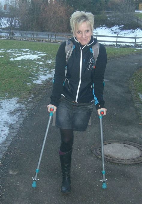 Happy With Amputee Life Love Those Crutches