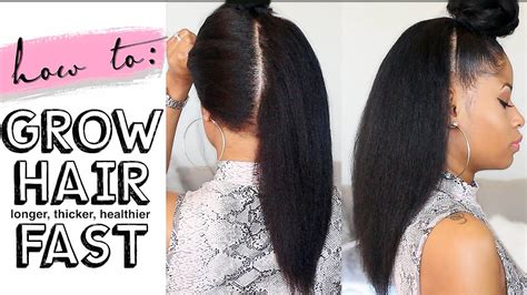 Homemade tips to get black hair. How To GROW HAIR Long, Thick & Healthy FAST! (4 easy steps ...
