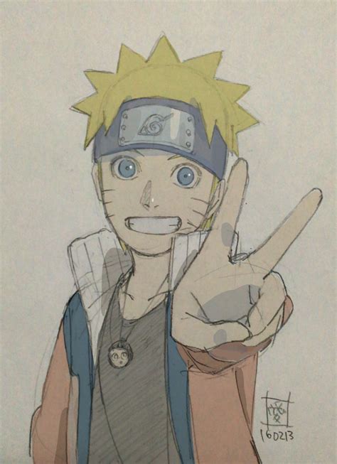 Naruto Drawing Pencil Sketch Colorful Realistic Art
