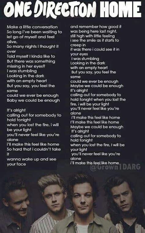 Pin By Uioux32 On 1dlyrics One Direction Lyrics One Direction