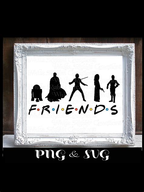 Friends Star Wars SVG PNG Decal | Etsy
