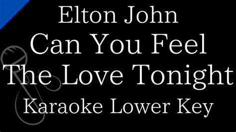 【karaoke Instrumental】can You Feel The Love Tonight Elton John【lower