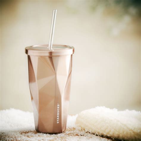 Stainless Steel Cold Cup Rose Gold 16 Fl Oz Starbucks Cups