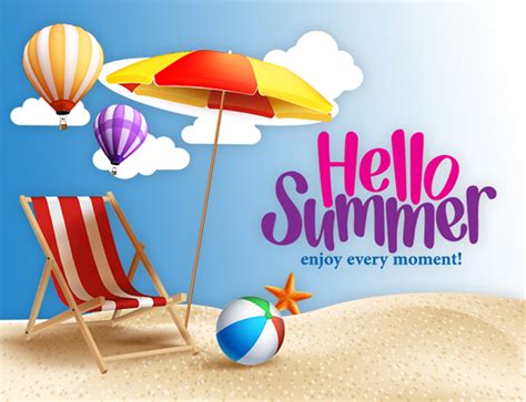 Hello Summer Banner Free Psd On Pantone Canvas Gallery