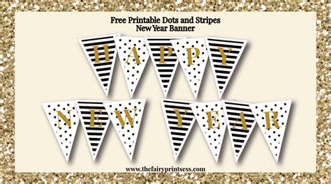 Free Happy New Year Banner Printable Pdf Free Printable Templates