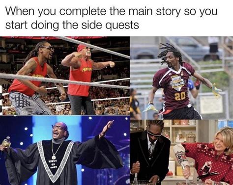 When You Complete The Main Story So You Start Doing The Side Quests