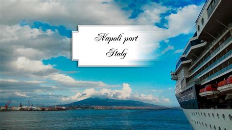 Napoli Port Italy 4k Time Lapse Video Youtube