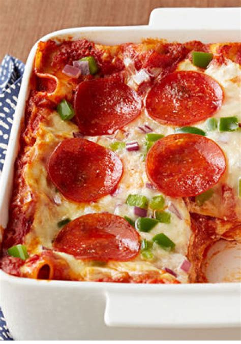 Easy Pepperoni Pizza Lasagna Recipe Pizza Lasagna Recipes Cooking