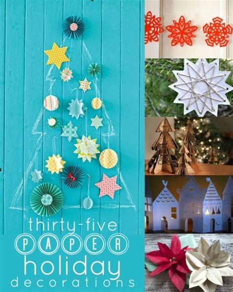 Remodelaholic 35 Paper Christmas Decorations To Make