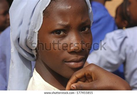 Circa 2009 Niger Niamey Portrait African Stock Photo 177455855