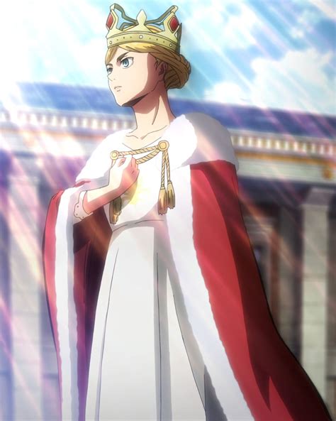 The story is set in a world where humanity lives in cities surrounded by enormous. S3 ep 47 | Historia is crowned queen | Attack on titan ...