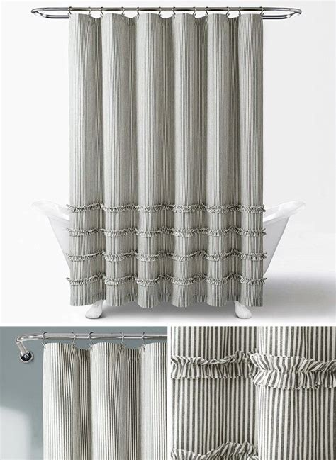 40+ brilliant bedroom lighting design ideas. Vertical Stripe Shower Curtain in 2020 | Striped shower ...