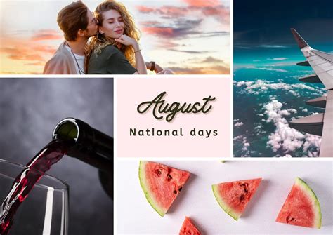 National Days In August 2024 Mark Your Calendar Today