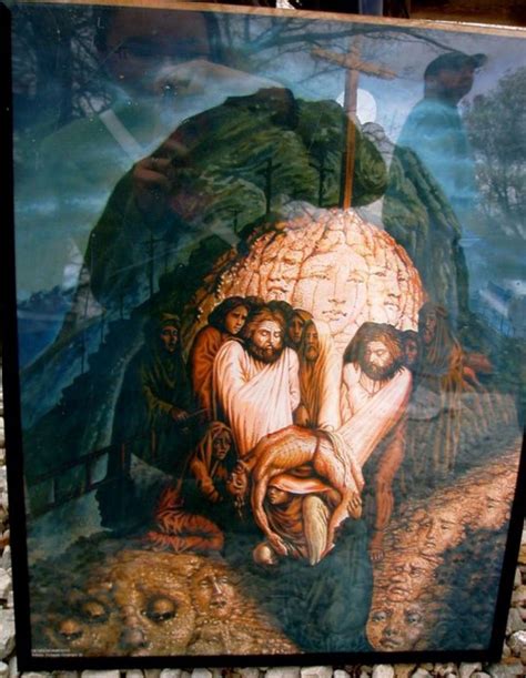 Pin De Raylan Miralles Em Contemporary Jesus Art Ilusão óptica Arte