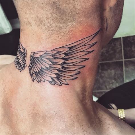 Tattoos For Men Neck Wing Tattoo Wing Tattoos Neck