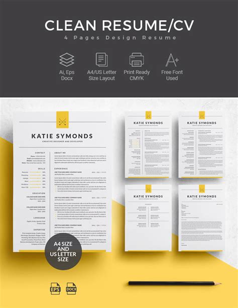Our professional resume designs are proven to land interviews. 25+ Professional MS Word Resume Templates With Simple ...