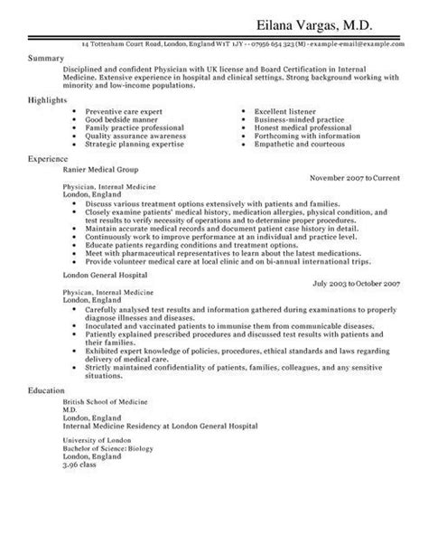 Sign up to choose your template, import example content, and customize your content to. Medical Cv Template Word Uk | Medical resume template ...