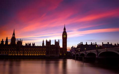 Beautiful wallpaper of London, photo of river, bridge | ImageBank.biz