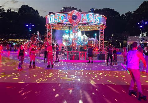 Wollman Rink Has Transformed Into A Funky Roller Disco For The Summer