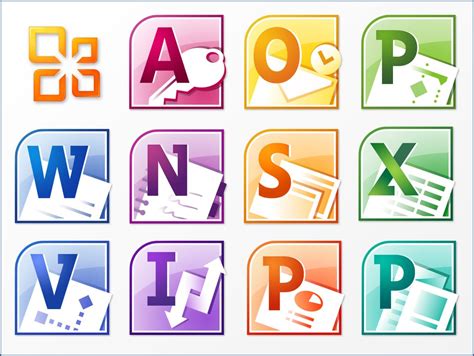 17 Microsoft Office Icon Clip Art Images Microsoft Office 2007 Icons