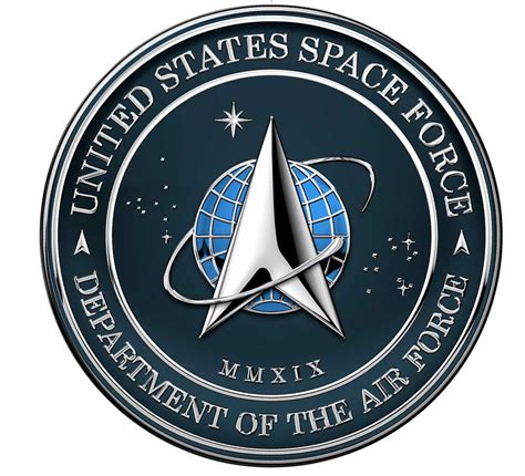 United States Of America Space Force All Metal Sign 14 Round North