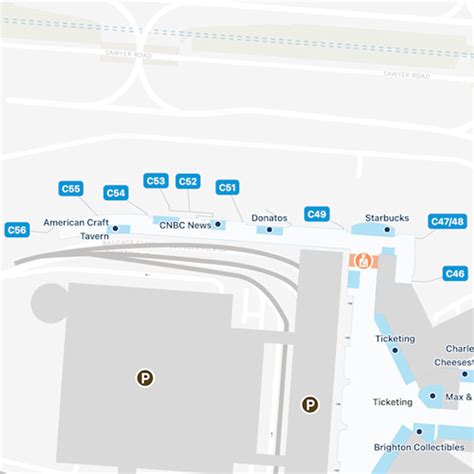 John Glenn Columbus Airport Map Cmh Terminal Guide