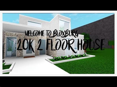 In the video, you can see it is a beautiful house you must try in bloxburg. Roblox Speedbuild | Welcome to Bloxburg: 20k 2 Floor House ...
