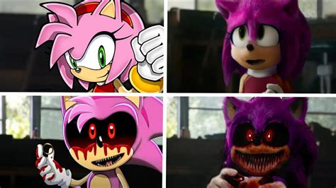Sonic Movie 2 Choose Your Favorite Character Design Amy Vs Amyexe Vs