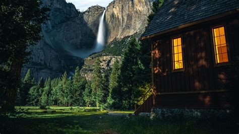 Yosemite Falls Wallpaper Backiee