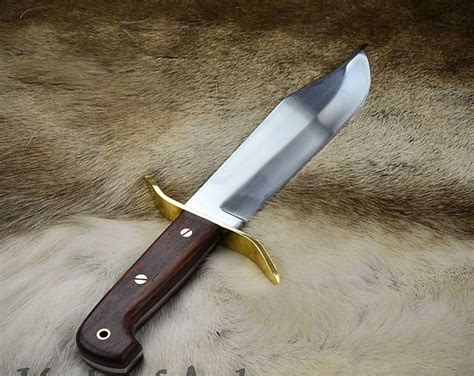 Cs81b Cold Steel Wild West Bowie 1090 High Carbon Blade Rosewood