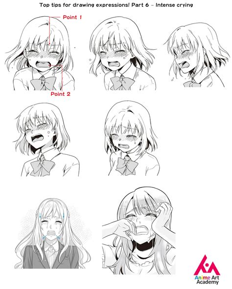 artstation top tips for drawing expressions part 6 intense crying